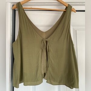 Wilfred Kepner Tie-Back Green Tank